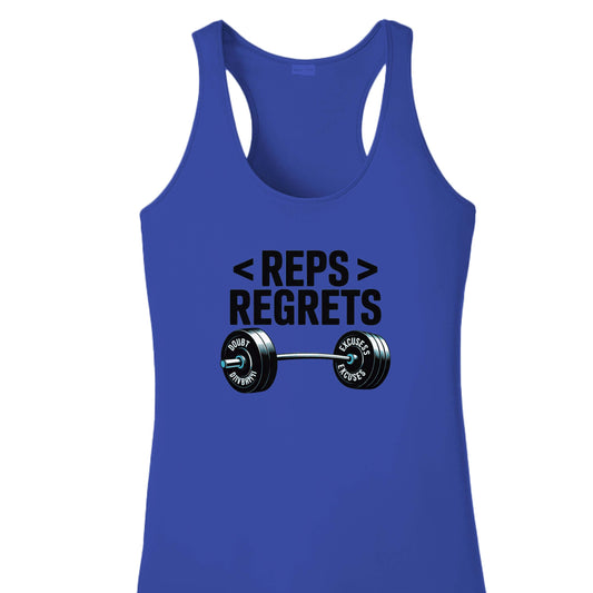 Reps over Regrets Women's Racerback Tank